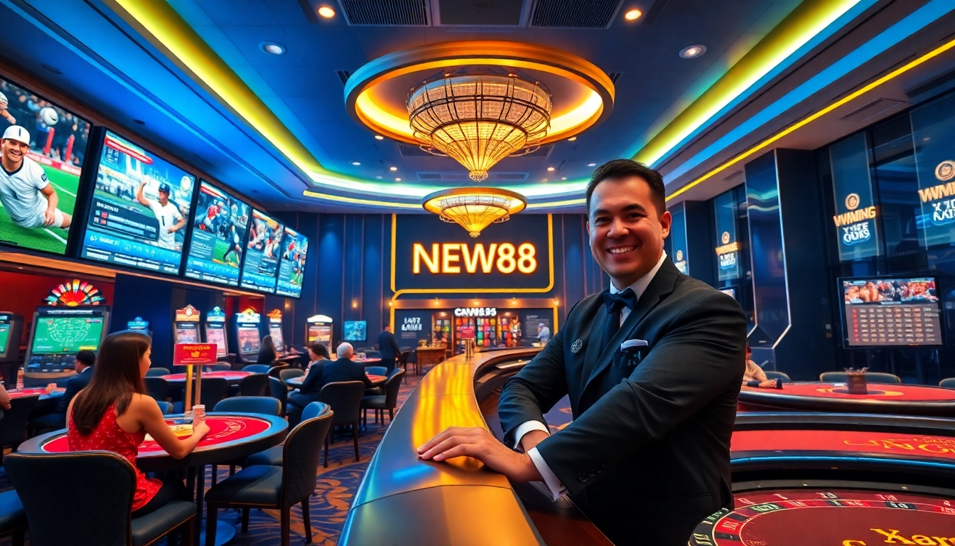 Experience the excitement of online gambling at new88go.com, featuring modern casino environments and engaging gameplay.