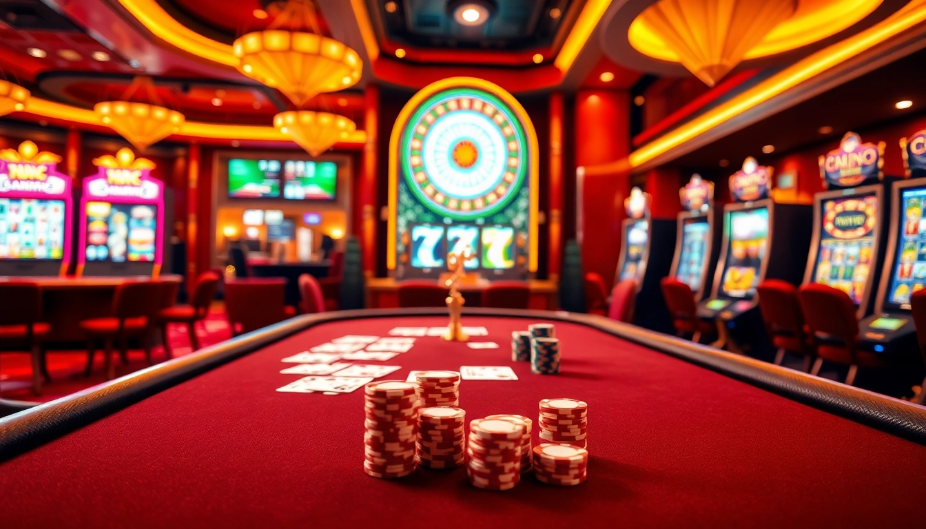 Experience thrilling games at rikvip.gb.net with vibrant casino visuals and engaging gambling elements.